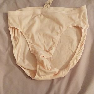 Light pink hi-leg brief